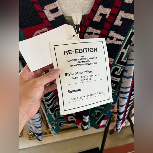 New with tags Margiela x H&M Scarf Sweater - Picture 2 of 7